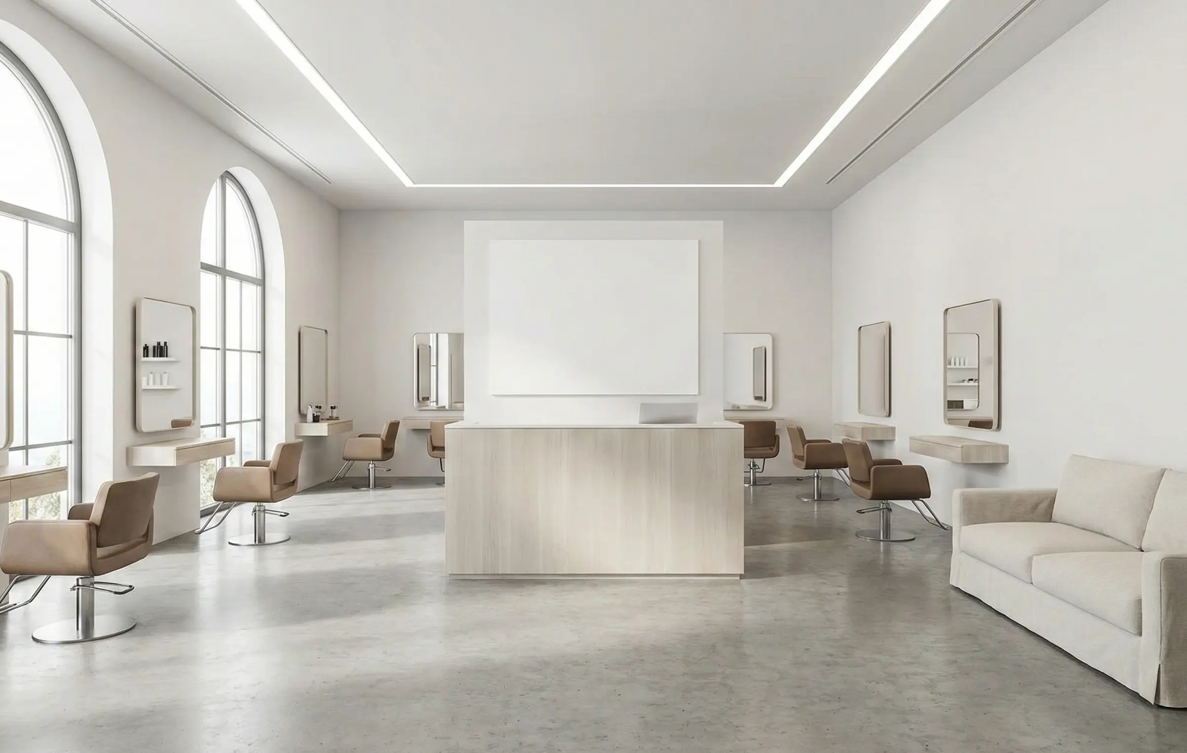 Luxurious spa interior